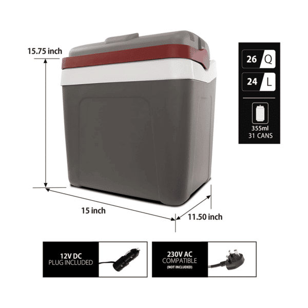 Koolatron - Fun Kool P25 Thermoelectric Iceless 12V Cooler Warmer, 24 L - Image 3
