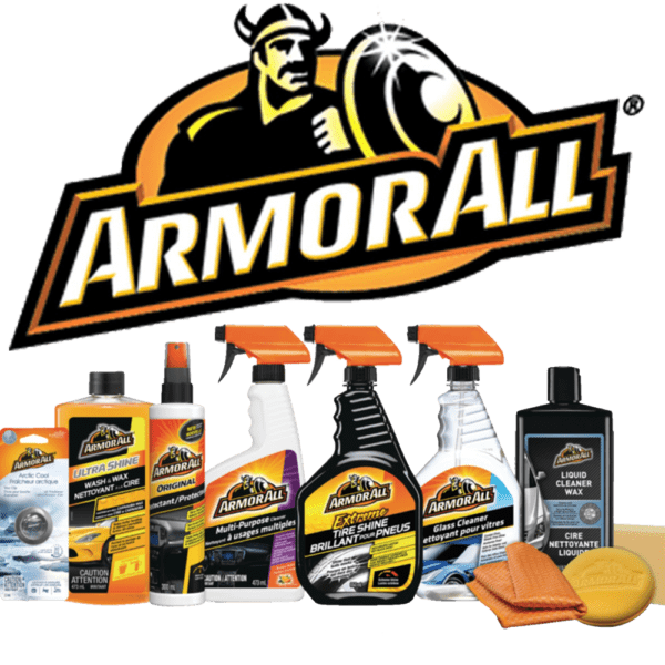 Armor All Car Care Gift Pack, includes Microfiber Towel & Tire Sponge, 7 Pc