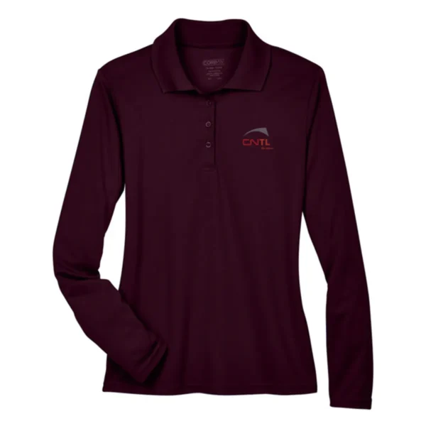 Core365 Ladies' Pinnacle Performance Long-Sleeve Piqué Polo - Image 14