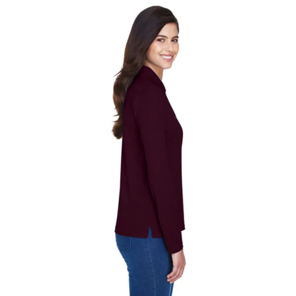 Core365 Ladies' Pinnacle Performance Long-Sleeve Piqué Polo - Image 12