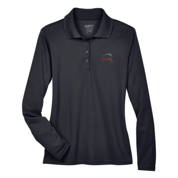 Core365 Ladies' Pinnacle Performance Long-Sleeve Piqué Polo - Image 9