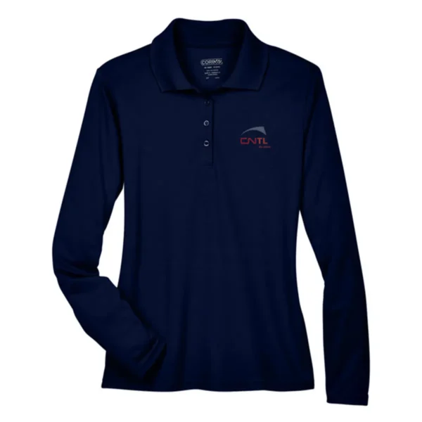 Core365 Ladies' Pinnacle Performance Long-Sleeve Piqué Polo - Image 4