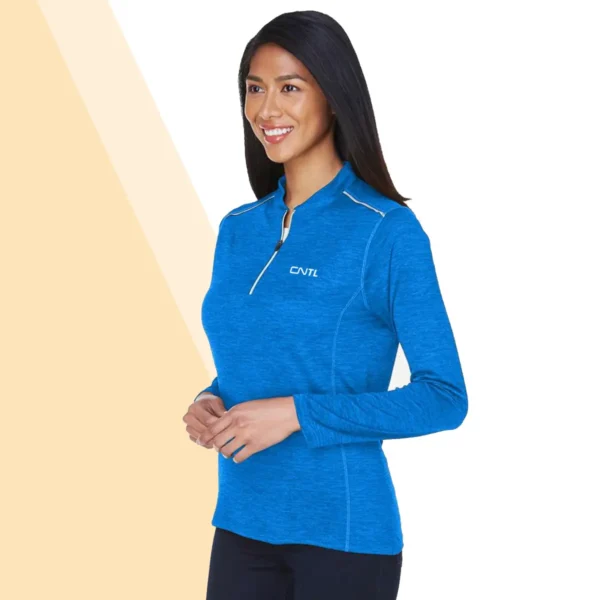 Core365 Ladies' Kinetic Performance Quarter-Zip - Image 2