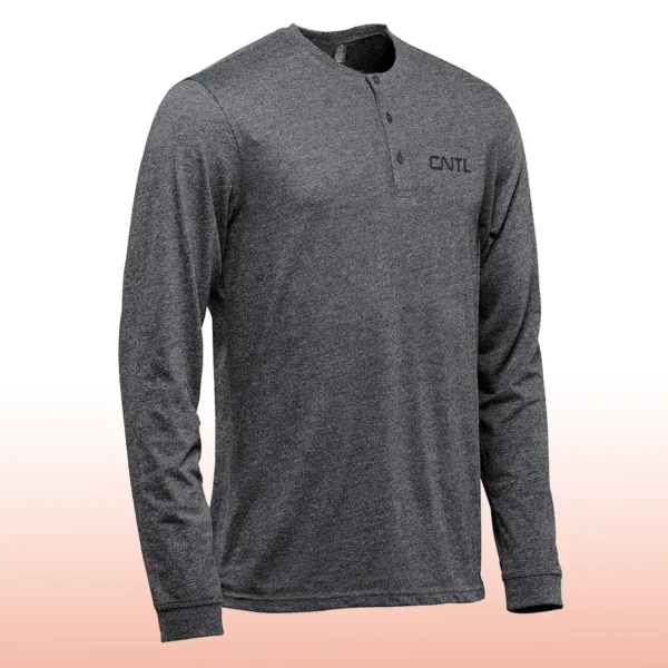 Stormtech Men's Torcello Long Sleeve Henley - Image 3