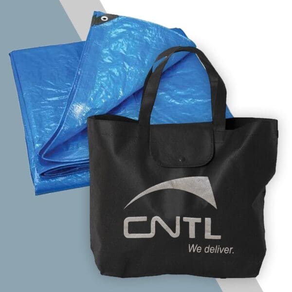 All Purpose Ripstop Tarp + Folding Non Woven Tote Bag