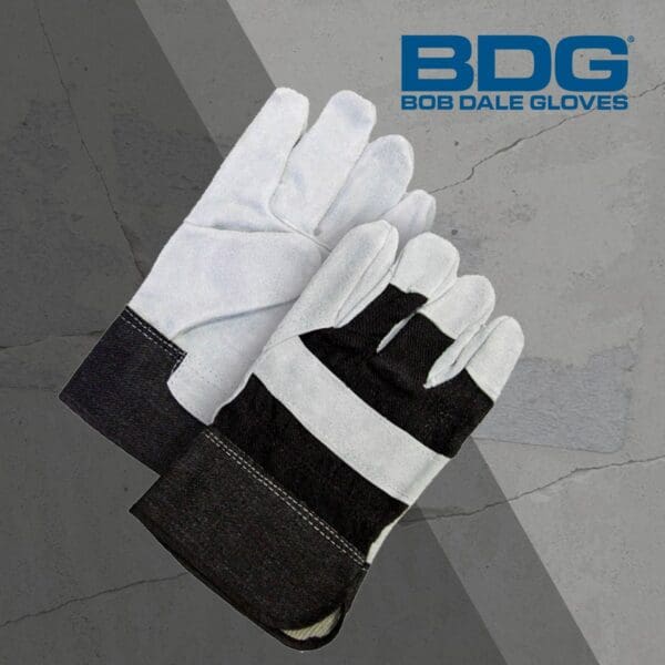 Bob Dale Gloves - Split Cowhide Fitter w/Safety Cuff