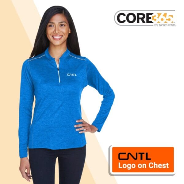 Core365 Ladies' Kinetic Performance Quarter-Zip