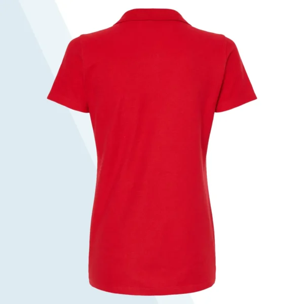 M&O Women's Ringspun Pique Polo - Image 12