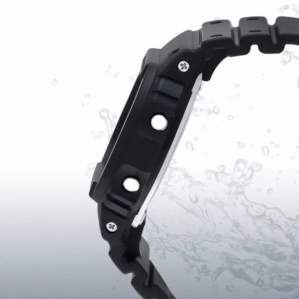 Casio Men's G-Shock Black Resin Quartz Watch - Image 5