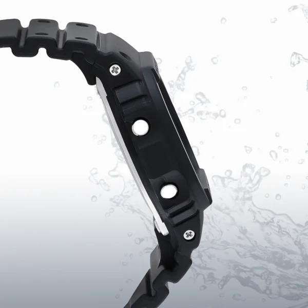 Casio Men's G-Shock Black Resin Quartz Watch - Image 4