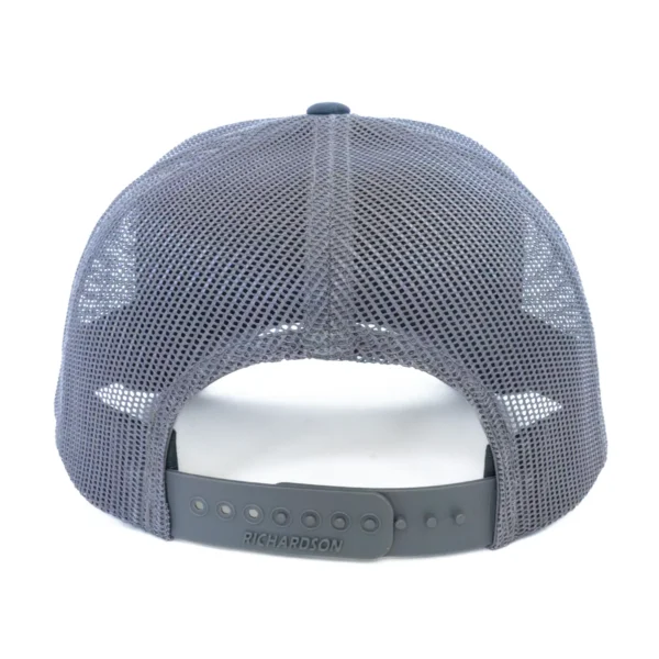 Richardson 112 - Snapback Trucker Cap with Faux Leather Sewn Patch - Image 4
