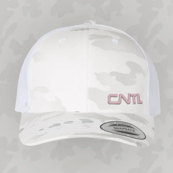 YP Classics® 6606 Retro Trucker Cap - Multicam Alpine/White - Image 2