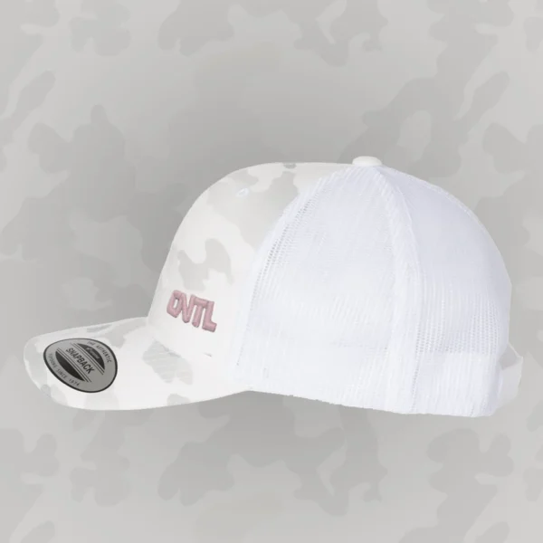 YP Classics® 6606 Retro Trucker Cap - Multicam Alpine/White - Image 3
