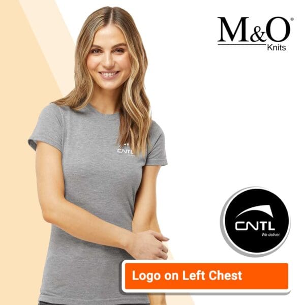 M&O Women's Deluxe Blend T-Shirt - Image 7