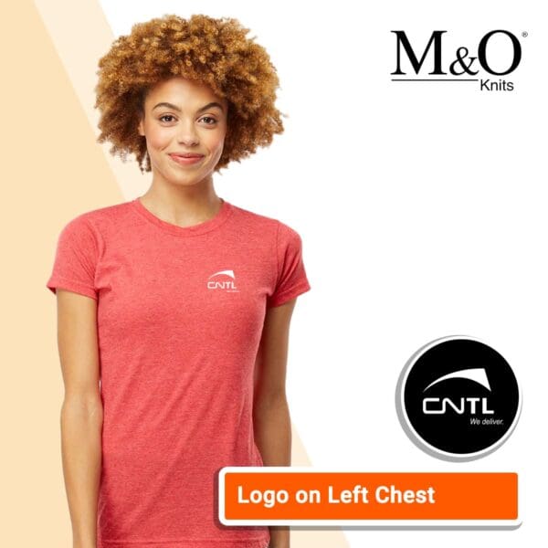 M&O Women's Deluxe Blend T-Shirt