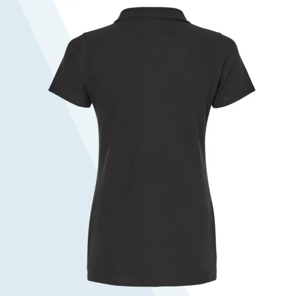 M&O Women's Ringspun Pique Polo - Image 5